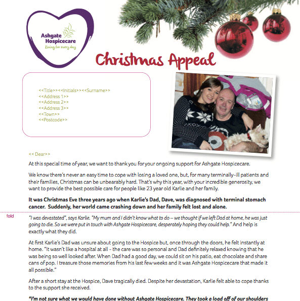 Christmas donation thank you letter picture